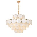 Ritz - Pearl Disk Chandelier